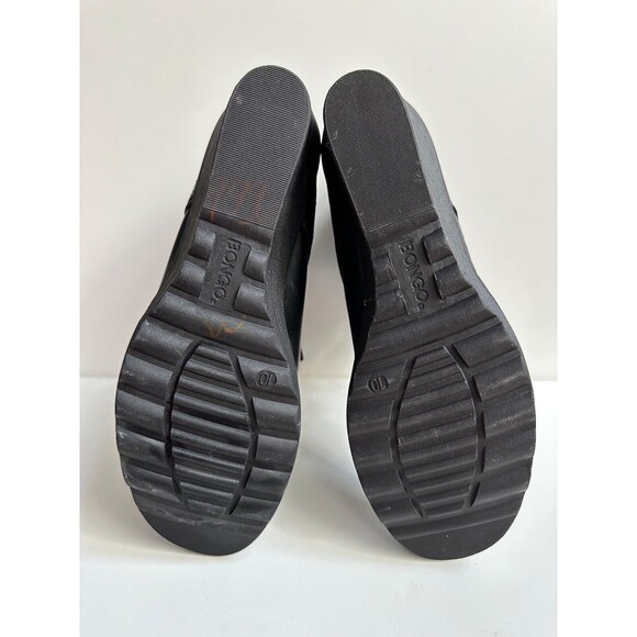 Bongo Willow woman size 10 M black lace up wedge booties casual ankle boots. - Picture 11 of 11